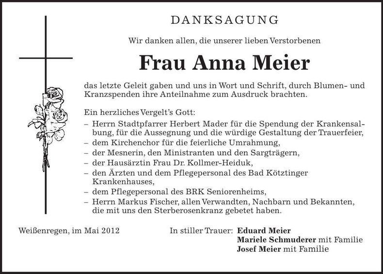 Traueranzeige  
