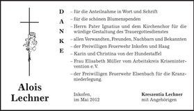Traueranzeige  
