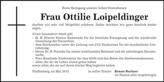 Traueranzeige  