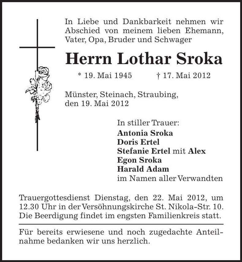 Traueranzeige  