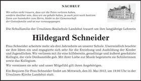 Traueranzeige  