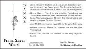 Traueranzeige  