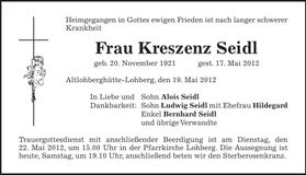 Traueranzeige  