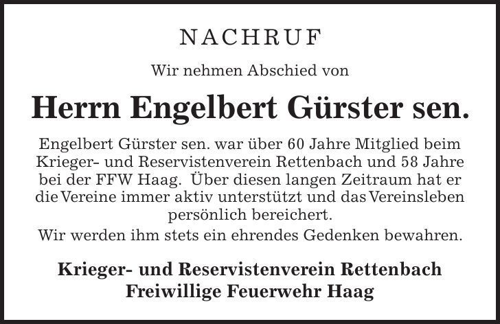 Traueranzeige  