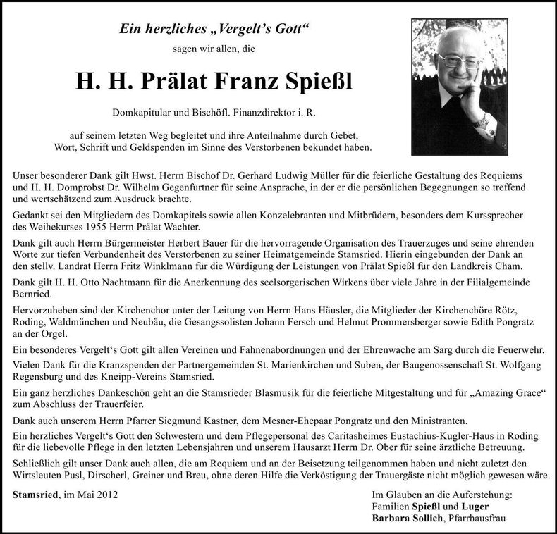 Traueranzeige  