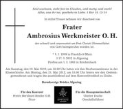 Traueranzeige  