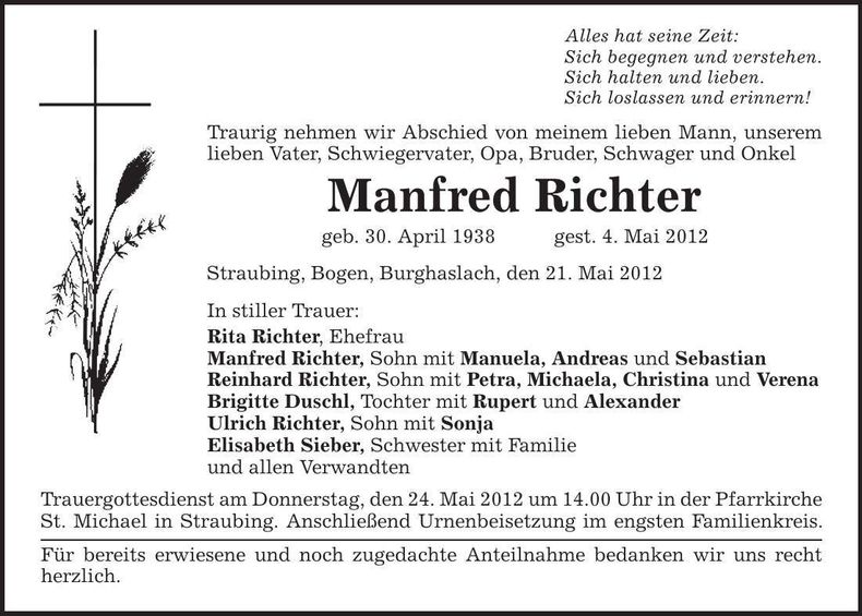 Traueranzeige  