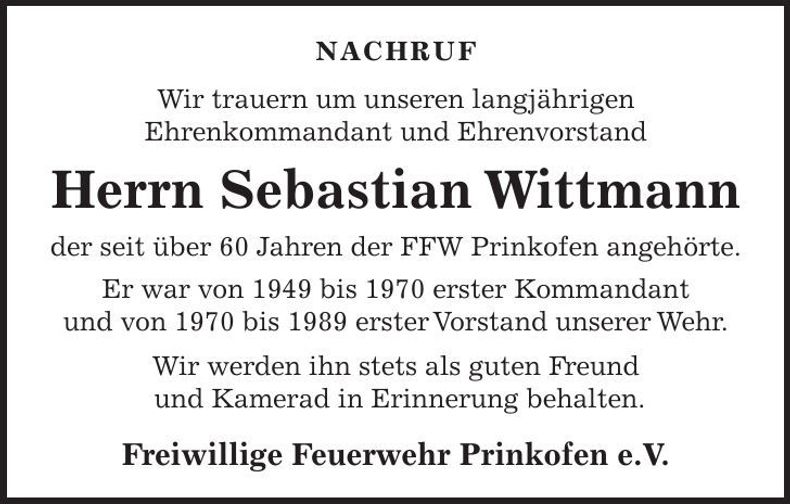 Traueranzeige  