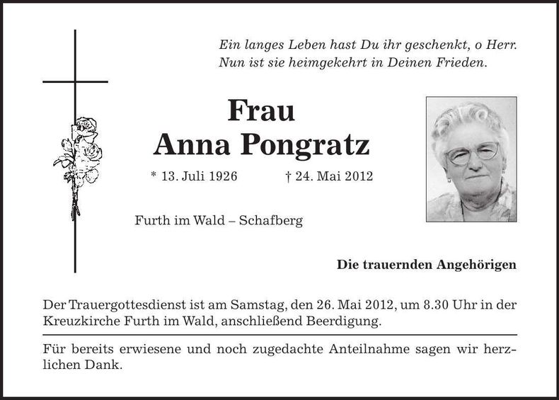 Traueranzeige  