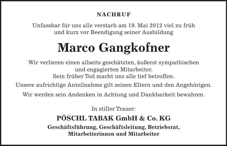 Traueranzeige  
