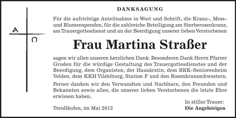 Traueranzeige  