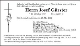 Traueranzeige  