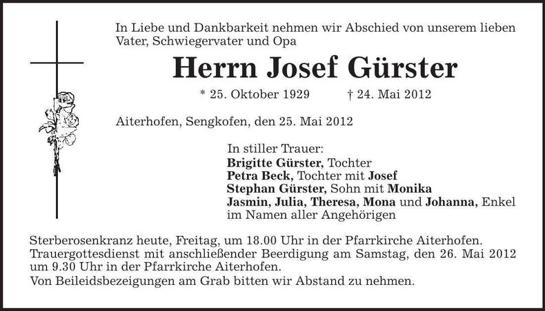 Traueranzeige  