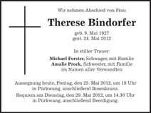 Traueranzeige  