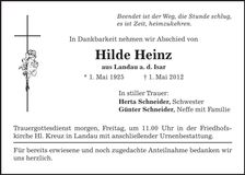 Traueranzeige  