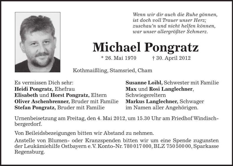 Traueranzeige  