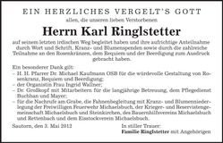 Traueranzeige  