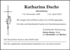 Traueranzeige  