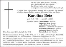 Traueranzeige  