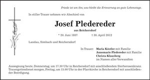 Traueranzeige  