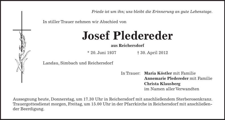 Traueranzeige  