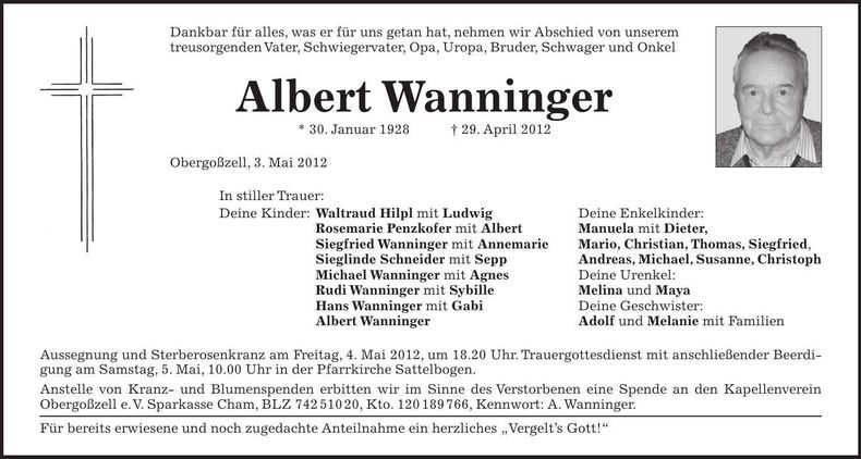 Traueranzeige  