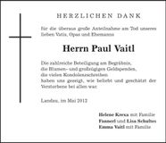 Traueranzeige  