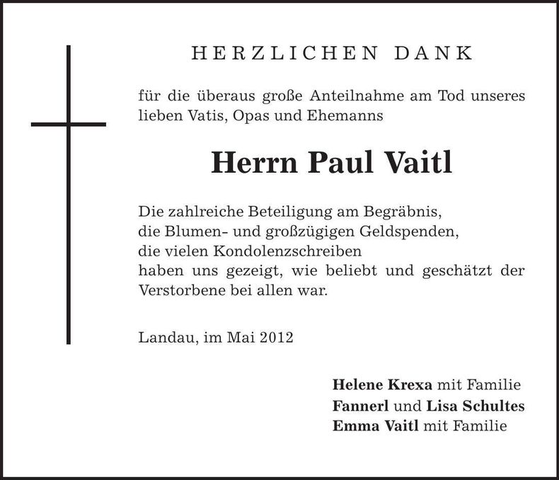 Traueranzeige  