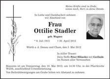 Traueranzeige  