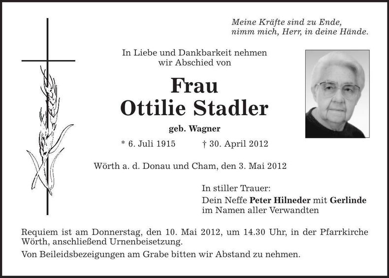 Traueranzeige  