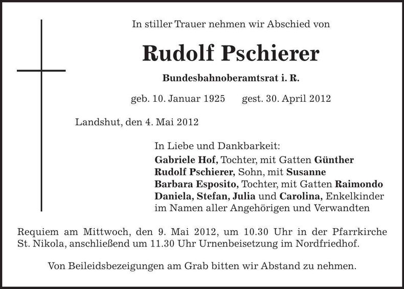 Traueranzeige  