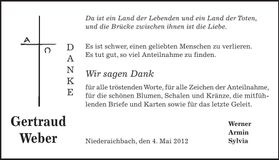 Traueranzeige  