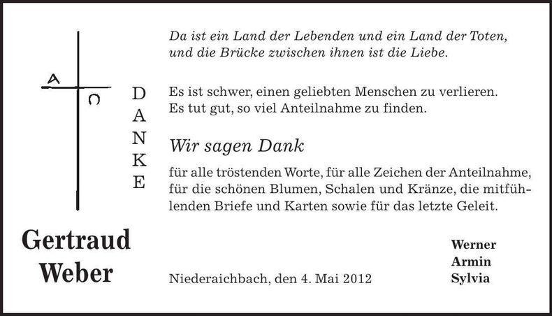 Traueranzeige  