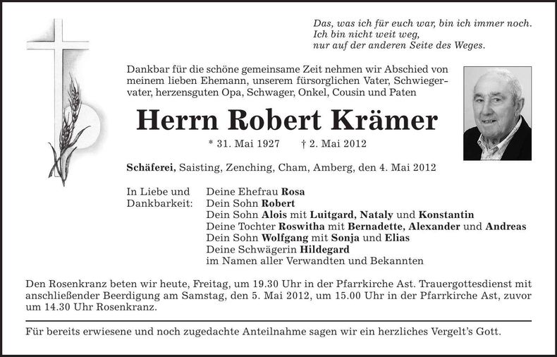 Traueranzeige  