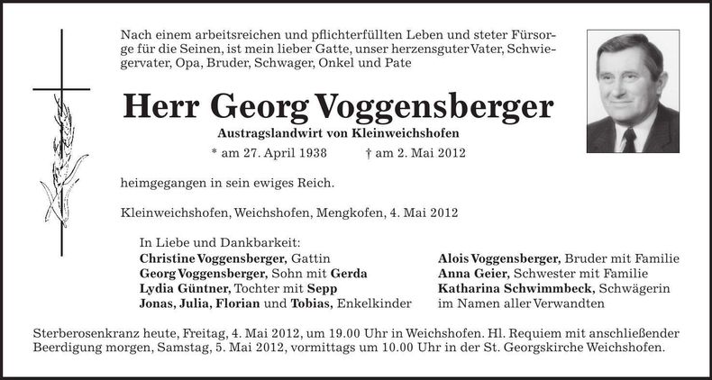 Traueranzeige  
