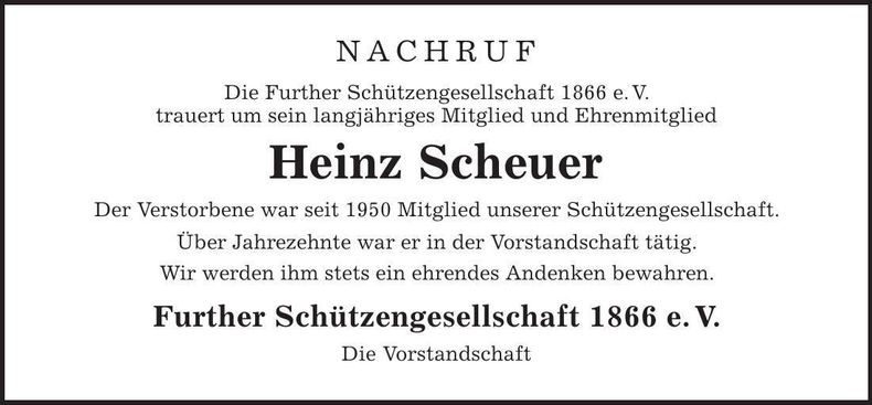 Traueranzeige  