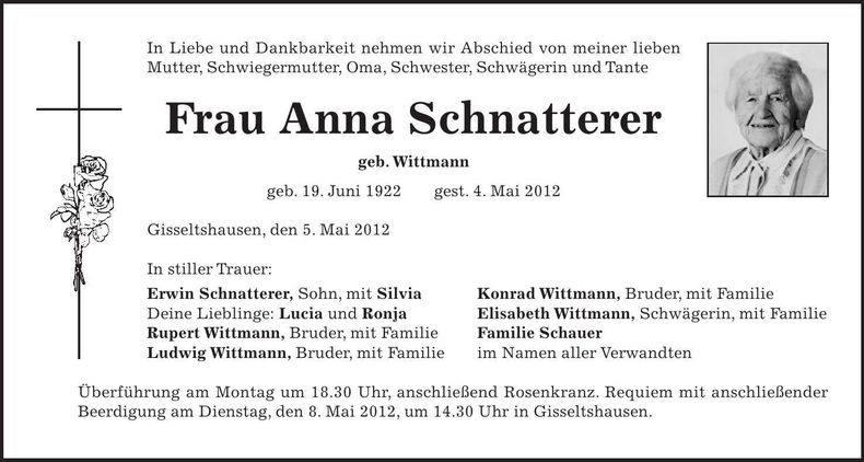 Traueranzeige  