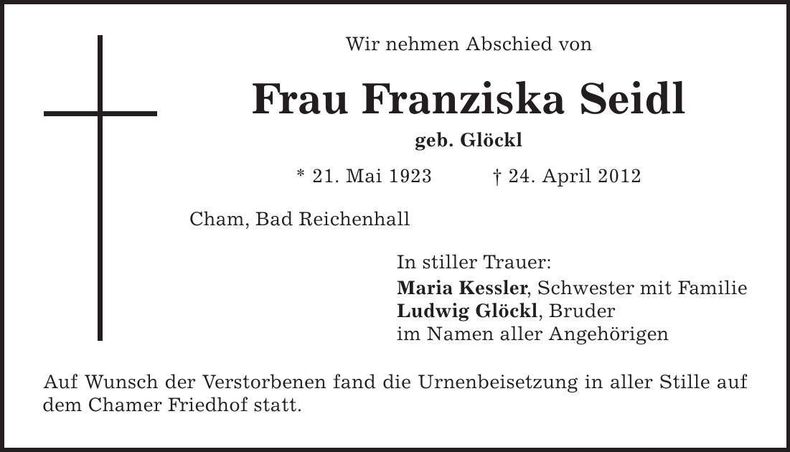 Traueranzeige  
