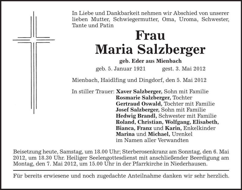 Traueranzeige  