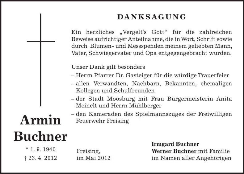Traueranzeige  