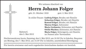 Traueranzeige  