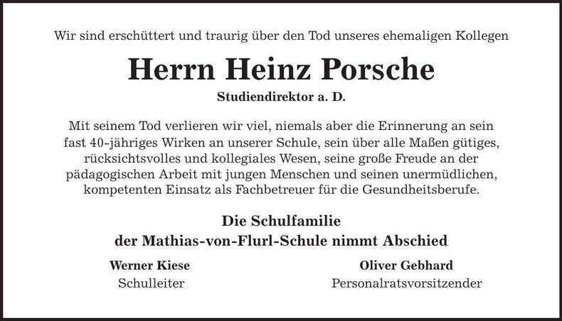 Traueranzeige  