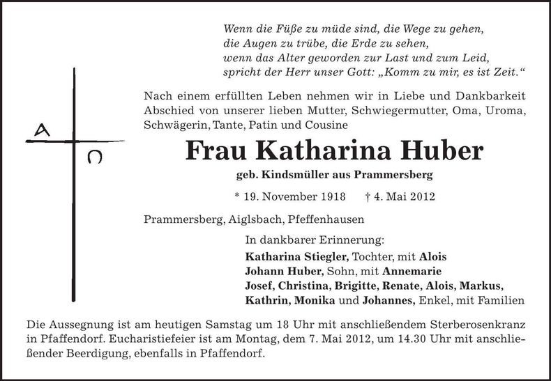 Traueranzeige  