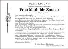 Traueranzeige  
