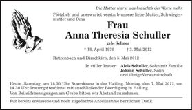 Traueranzeige  