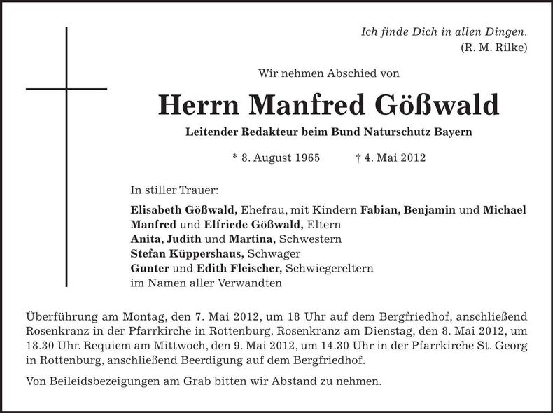 Traueranzeige  