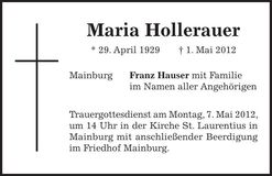 Traueranzeige  