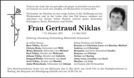 Traueranzeige  