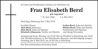 Traueranzeige  