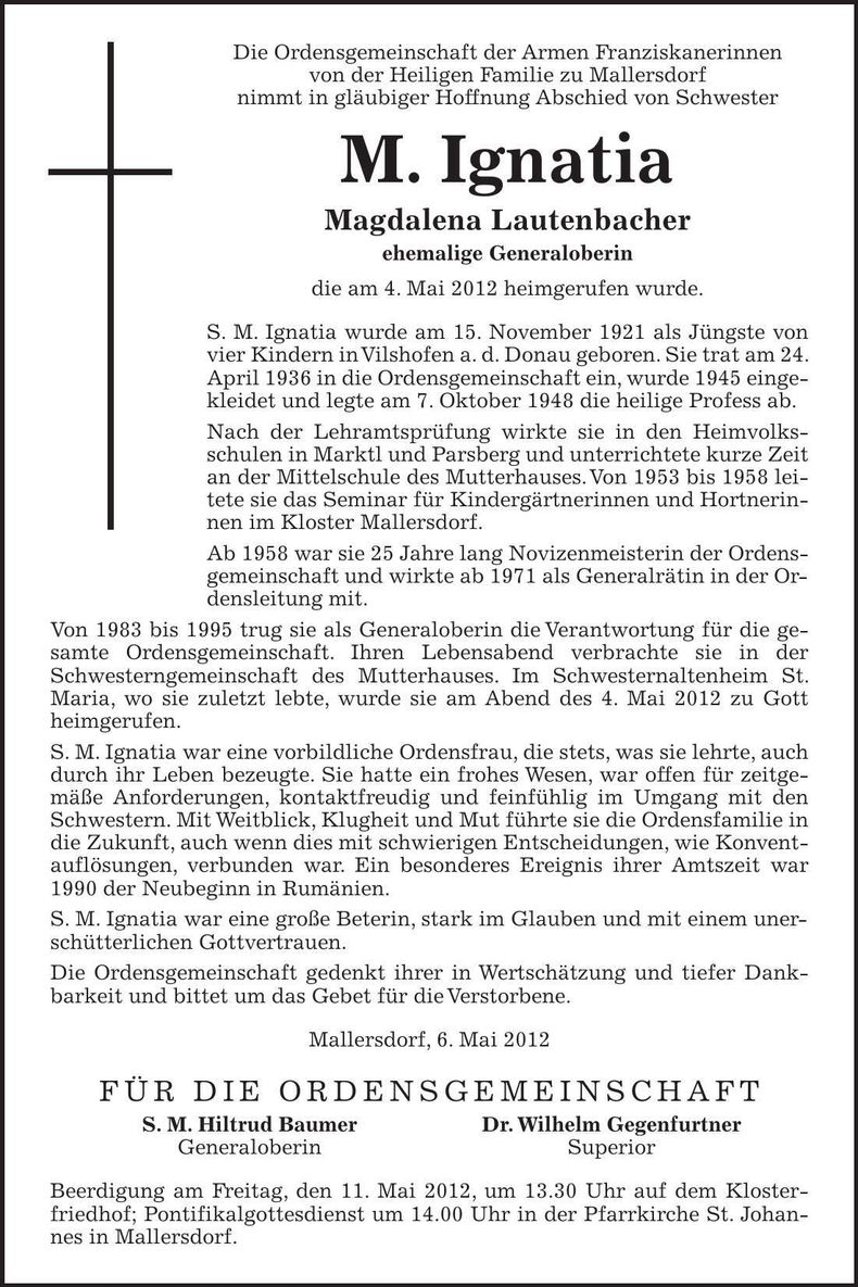 Traueranzeige  